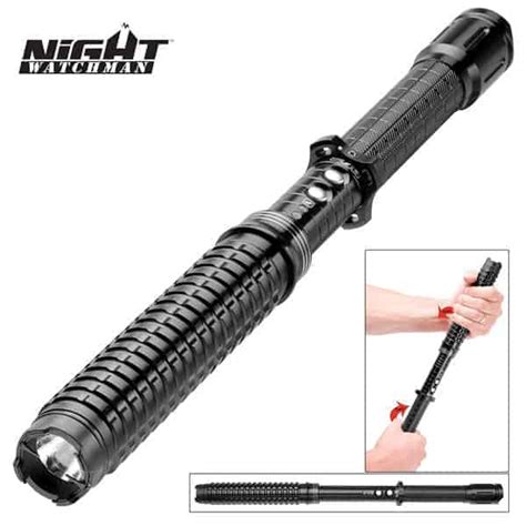 5 Million Volt Stun Gun Flashlight Baton Wicked Gadgetry