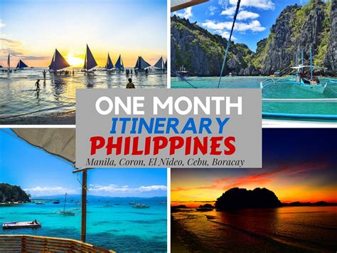 One Month In The Philippines The Best Travel Itinerary