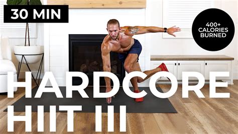 Min Hardcore Hiit Iii Calories No Equipment Hiit Workout Cool