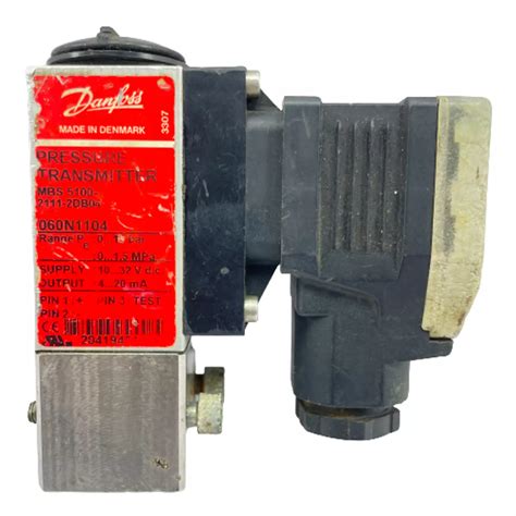 Danfoss N Pressure Transmitter Mbs Block Off