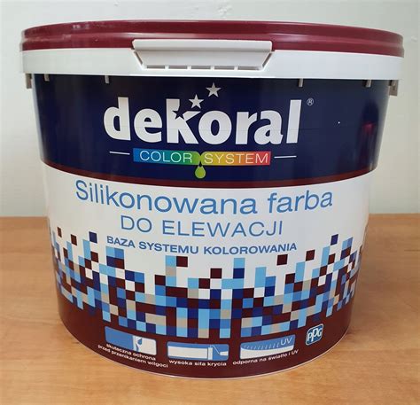 Dekoral Silikonowa Farba Do Elewacji Baza L Oficjalne