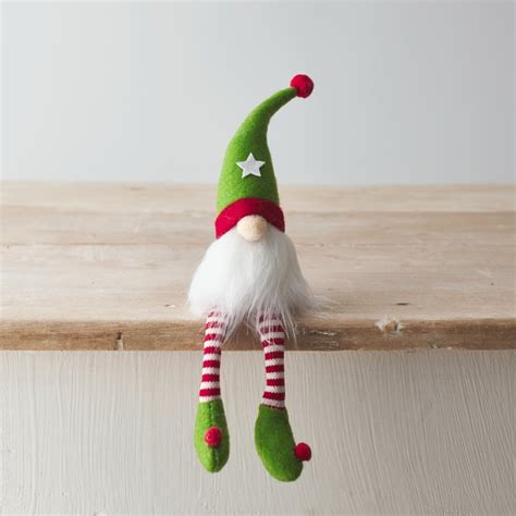 PL022737 Elf Shelf Sitting Gonk 23cm Christmas Christmas Gonks