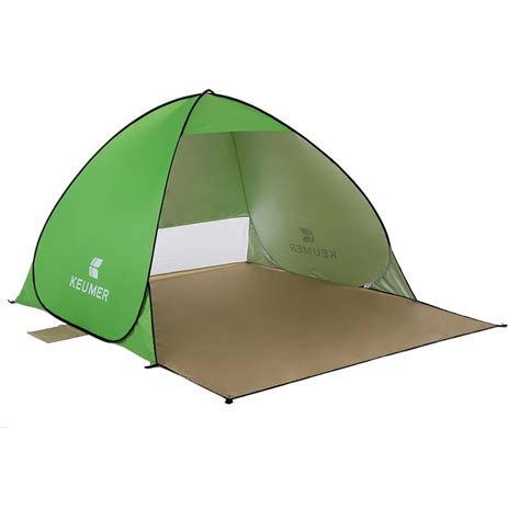 Keumer Outdoor Beach Tent 1 2 Person Pop Up Open Tent Portable