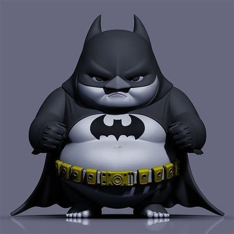 Fat Batman D Model D Printable Cgtrader