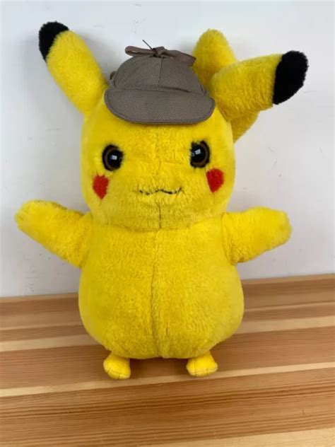 Detective Pikachu Large Soft Plush Toy Nintendo Pokemon Wicked Cool