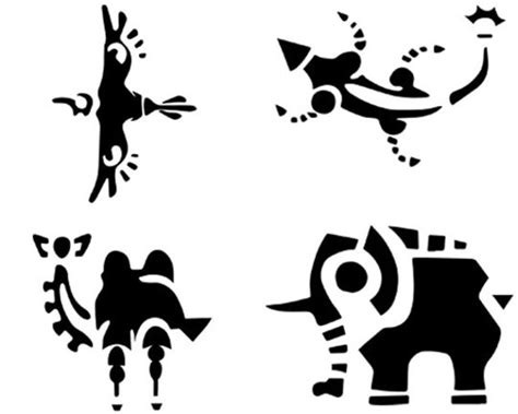 Zelda Breath Of The Wild Divine Beasts Vinyl Decals Etsy