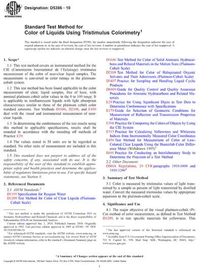 Astm D Standard Test Method For Color Of Liquids Using 26568 Hot Sex