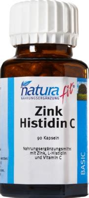 naturafit Zink Histidin C Kapseln 90 Stück online kaufen