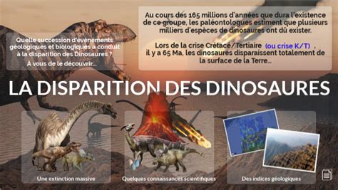 La Disparition Des Dinosaures