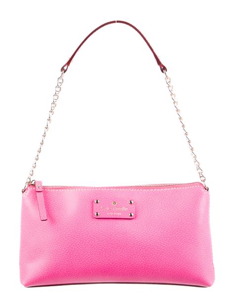 Kate Spade New York Leather Shoulder Bag Pink Shoulder Bags Handbags Wka299269 The Realreal