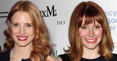 Its Official—jessica Chastain And Bryce Dallas Howard Are Not The Same