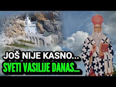 JOŠ NIJE KASNO DANAS OVO NIPOŠTO NE SMETE RADITI DA VAS NE TERA