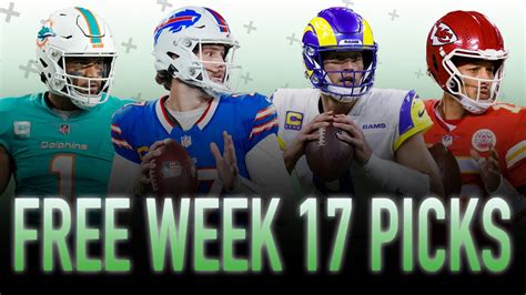 Free Nfl Picks And Predictions Week 17 Nfl Free Picks Today The Lines 280 Youtube