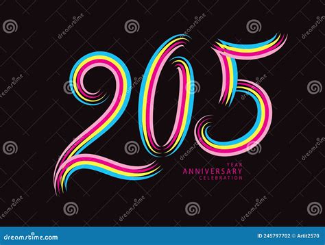 number design vector graphic  shirt  years anniversary