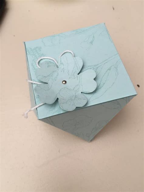 Faceted Box Tutorial The Follow Up Stampin Up Uk 1 Demonstrator