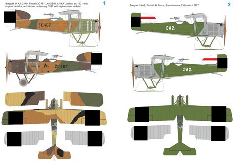 Breguet A Finnish Service Model Do Sklejania Fly