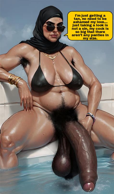 Rule 34 Ai Generated Arab Futa Auntiebriang1748 Big Penis Bikini Briang1748 Burka Dark