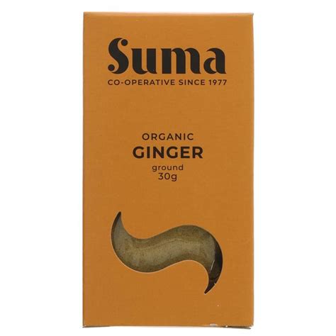 Suma Organic Ginger 30g Suma Wholefoods