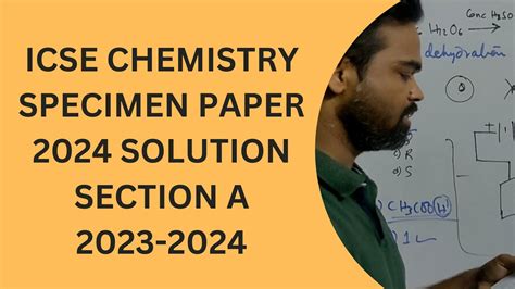 Icse Chemistry Specimen Paper 2024 Icse Chemistry Specimen Paper