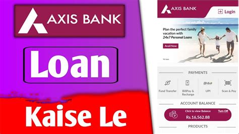 Axis Bank Loan Apply Axis Bank Business Loan Axis Bank Personal Loan Mobile App Technical