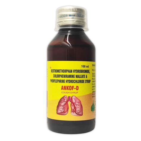 Plastic Expectorants Manbro S Ankof D Cough Syrup Bottle Size Ml