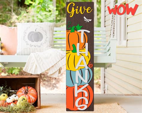 Fall Porch Signs Svg Bundle Autumn Porch Sign Dxf Layered Etsy