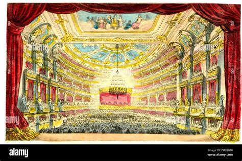 Berlin Opera House - viewed from the stage Stock Photo - Alamy