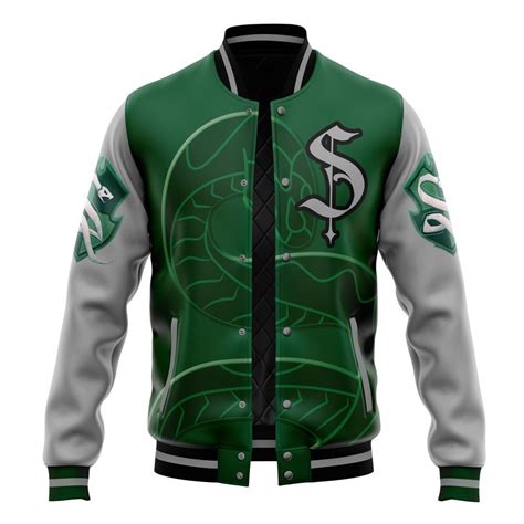 Hogwarts Legacy Slytherin Harry Potter Varsity Jacket Anime Ape