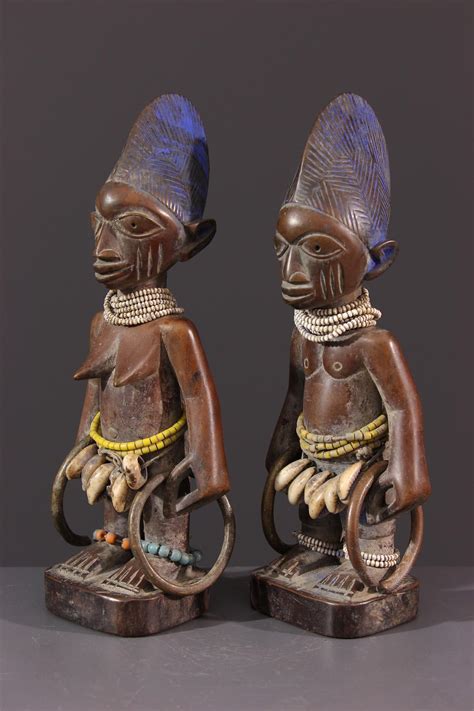 Ibeji Ere Statues Africaines Yoruba Art Africain