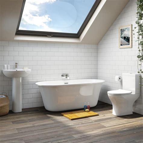 Orchard Curved Modern Freestanding Bath Suite Orchard Bathrooms