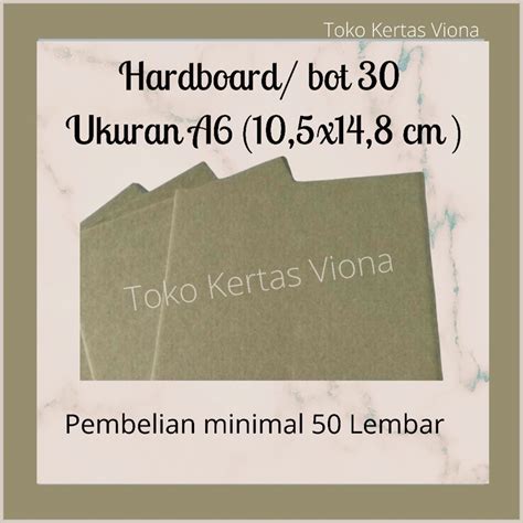 Jual Kertas Karton Kuning Hardboard 30 Ukuran A6 Isi 300 Lembar