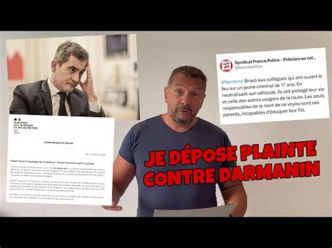 Le Policier Bruno Attal D Pose Plainte Contre G Rald Darmanin Vid O