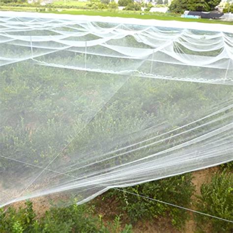 YELUCENS Garden Netting,(9.8ft-19.6ft) Garden Insect Netting Pest Barrier Mosquito Netting for ...