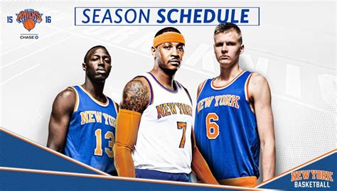 New York Knicks Schedule 2022