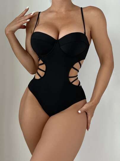 Shop Womens One Piece Swimsuits Trendy Swimwear Shein Usa