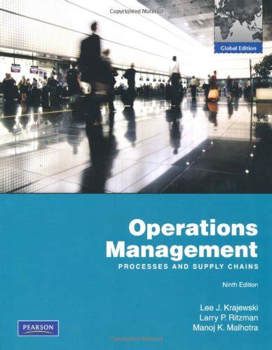 Operations Management Plus Myomlab Access Card Krajewski Lee J