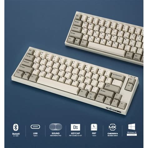 Jual Ready Leopold FC660M White 2 Tone Bluetooth Wireless Mechanical