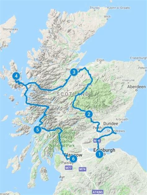 Edinburgh Castle Scotland Map