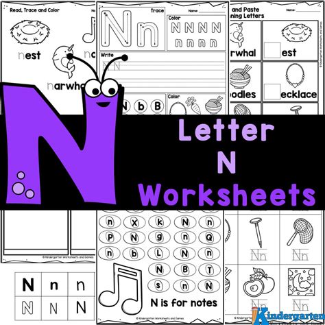 Tracing Letter N Worksheets For Pre - Infoupdate.org