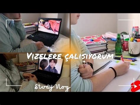 Vizelere Al Yorum Sessiz Ders Al Ma Vlogu Study Vlog Youtube