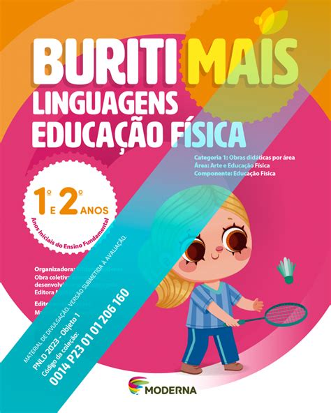 Buriti Mais Linguagens Educa O F Sica Pnld Moderna