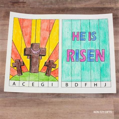 He Is Risen Agamograph With Template Non Toy Gifts