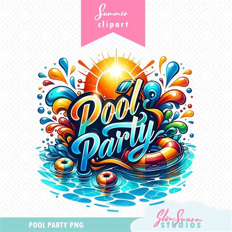 Pool Party Png Summer Beach Clipart Beach Party Clipart Cute Summer