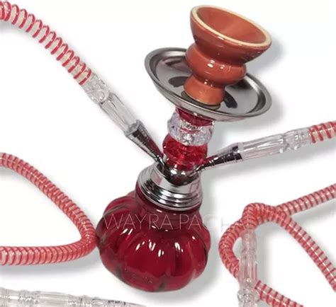 Pipa De Agua 2 Manguera Hookah Narguile Shisha Mediano MercadoLibre