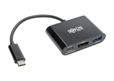 Tripp Lite Usb C To Hdmi Multiport Adapter Wusb Hub Pd Charging Usb