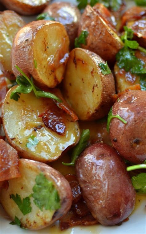 Warm Bacon Honey Mustard Potato Salad Recipe Potatoe Salad Recipe