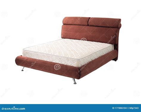 luxury platform bed  mattress stock photo image  health