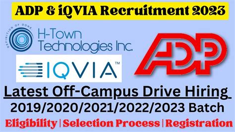 H Town Technologies Off Campus Drive For 2021 2022 2023 Batch Latest