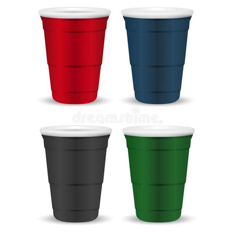 Beer Pong Red Plastic Cup Vector Stock Illustrations 109 Beer Pong