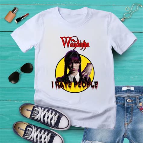 Camiseta Feminina Wandinha Addams Wednesday M Ozinha Elo